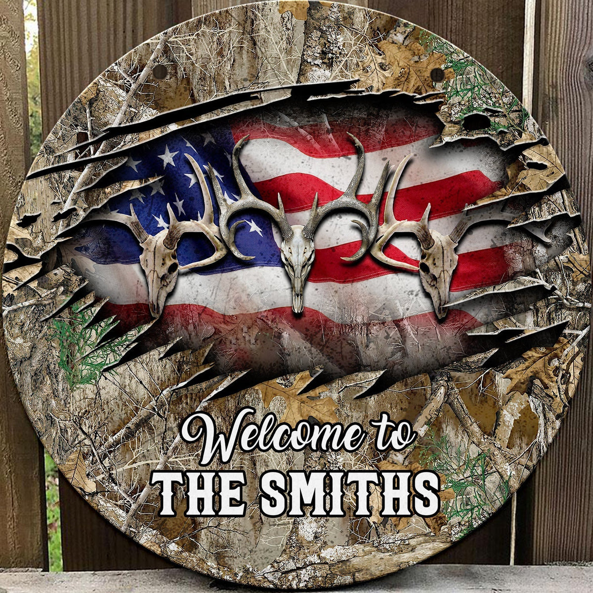Custom Wooden Sign - Hunting - Fuly 9 ORN0104