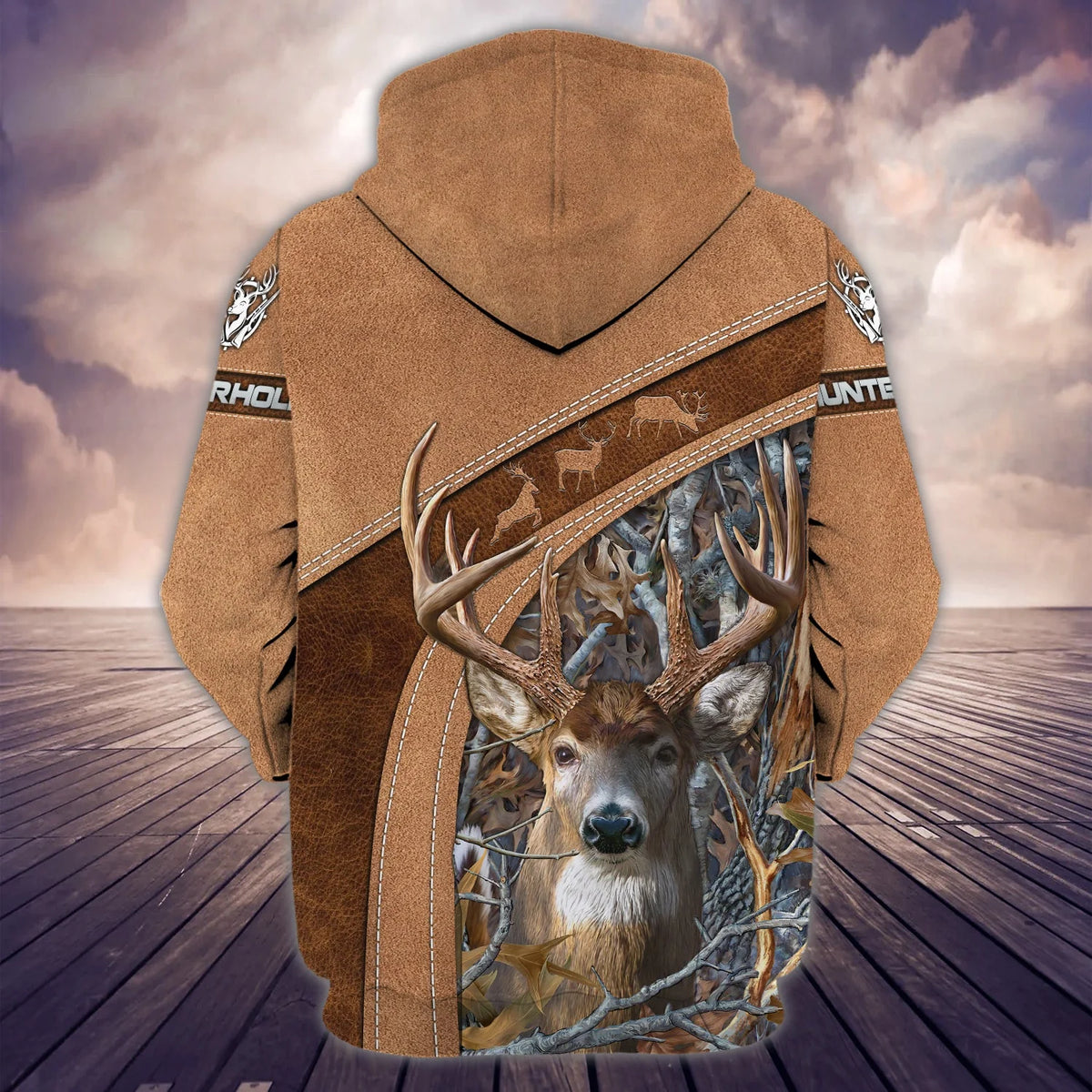 Hunting - Personalized Name 3D Zipper Hoodie - 127 HNT0017
