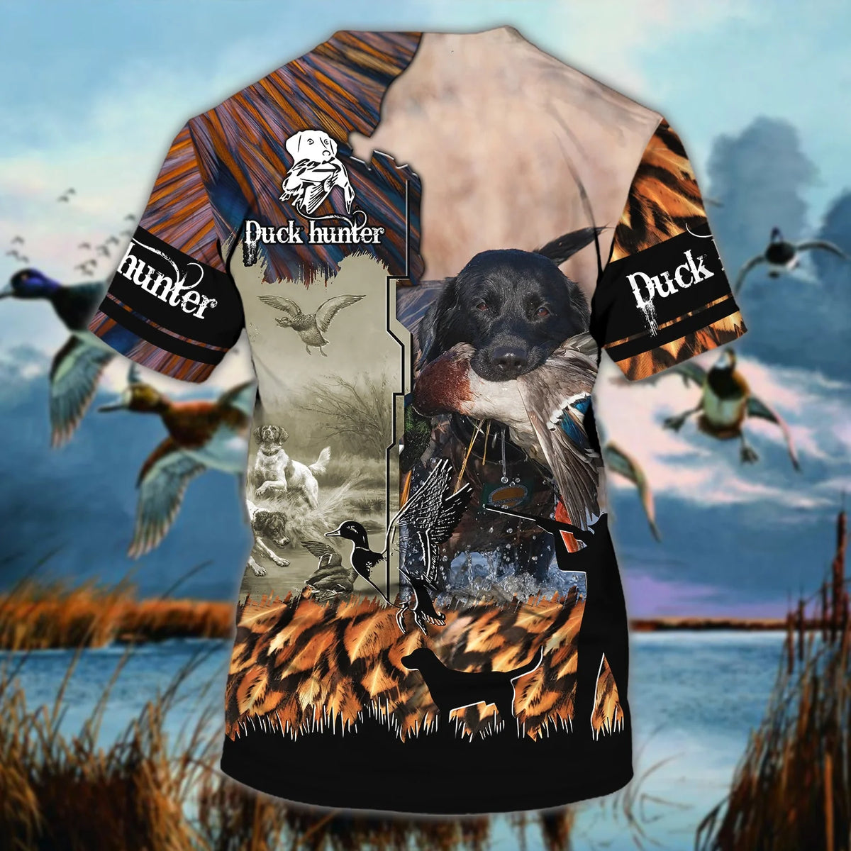DUCK HUNTING - Personalized Name 3D Tshirt - MITRU HNT0263