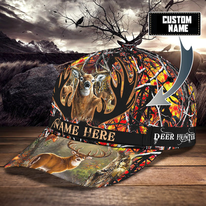 Copy of Deer Hunting - Personalized Name Cap For Deer Hunter - Hez98 01 HNT0140