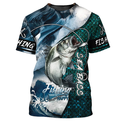 Fishing Shirt 3D Full Print Bass Fishing Hoodie Tshirt FISH0074
