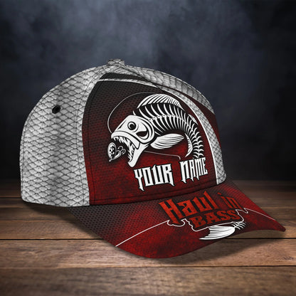 Haul in Bass - Personalized Name Cap FISH0271