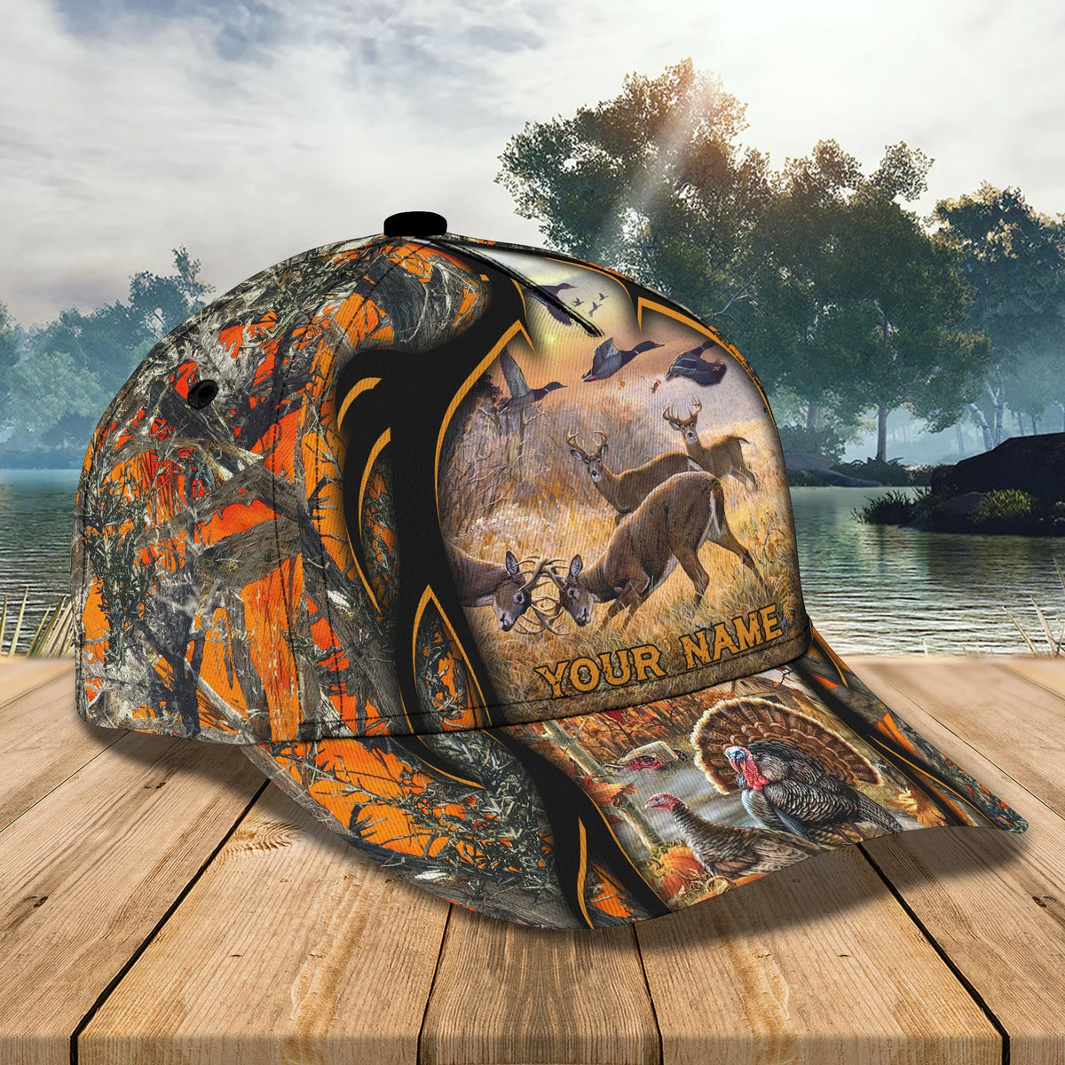 Hunting 01 - Personalized Name Cap - 16hb HNT0157