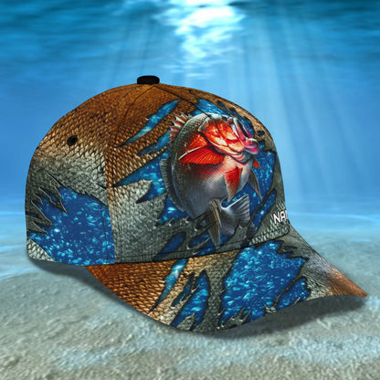 Fishing 03- Personalize Name Cap  - Loop - Ntp-159 FISH0178