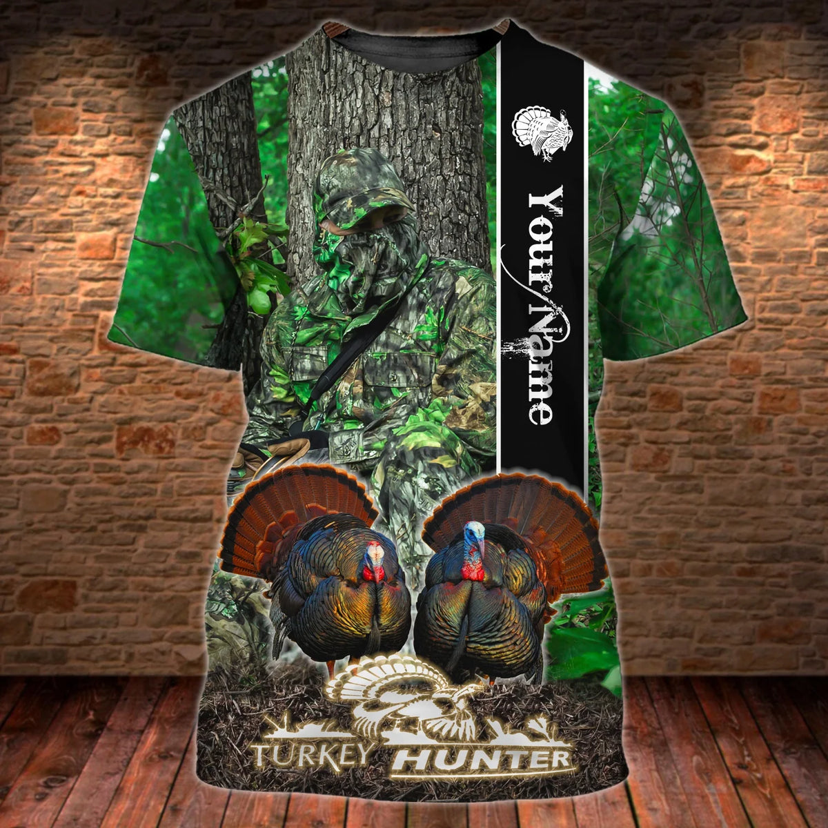 Turkey hunting - Personalized Name 3D Tshirt - Lst149 HNT0181