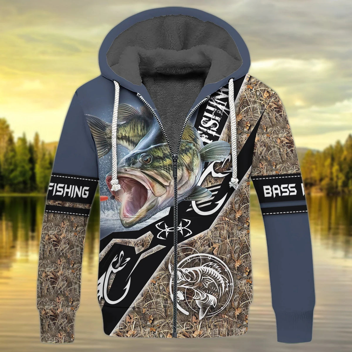 Bass Fishing 3D Shirts For Men and Women Hoodie Tshirt FISH0056