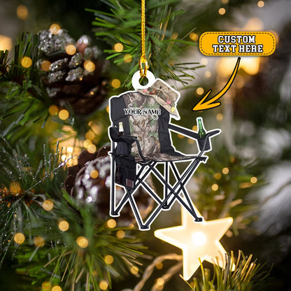 Custom Shaped Ornament -  Fishing Chair - 777 ORN0074