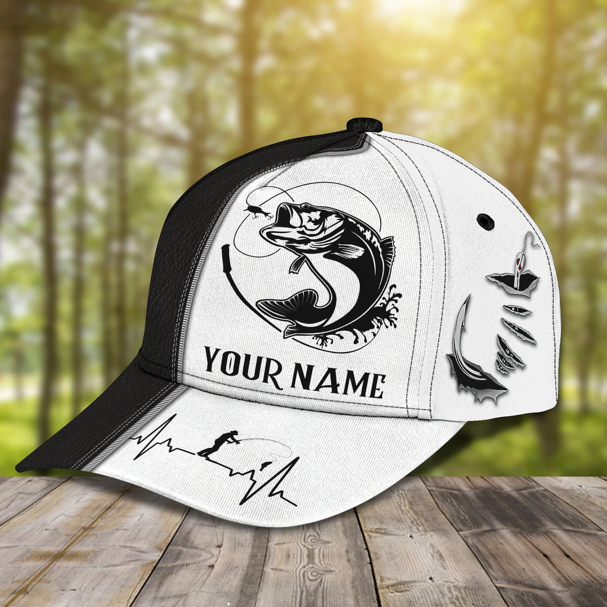 Fishing - Personalized Name Cap 29 - Tad FISH0223