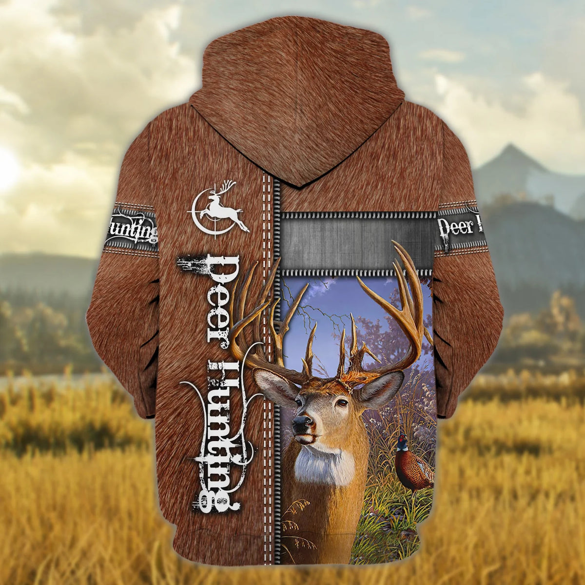 Deer Hunting Hoodie Zipper DT69-CT-1152 HNT0041