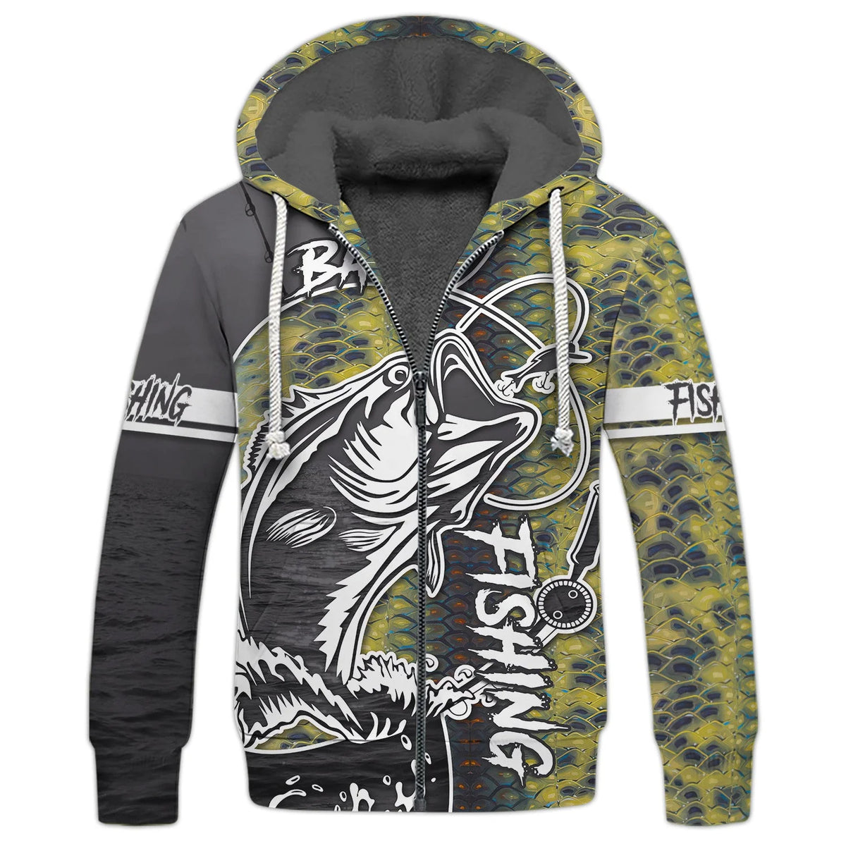 Bass Fishing 3D Printed Unisex Hoodie Tshirt FISH0078
