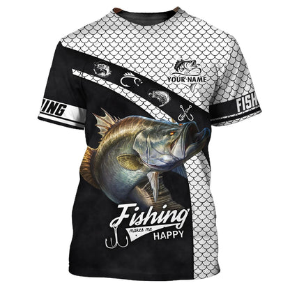 Fishing Shirt Bass Fishing 3D Full Print Fishing Lover Hoodie Tshirt FISH0076