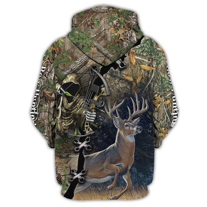 Hunting - Personalized Name 3D Zipper Hoodie 142 - Nvc97 HNT0065