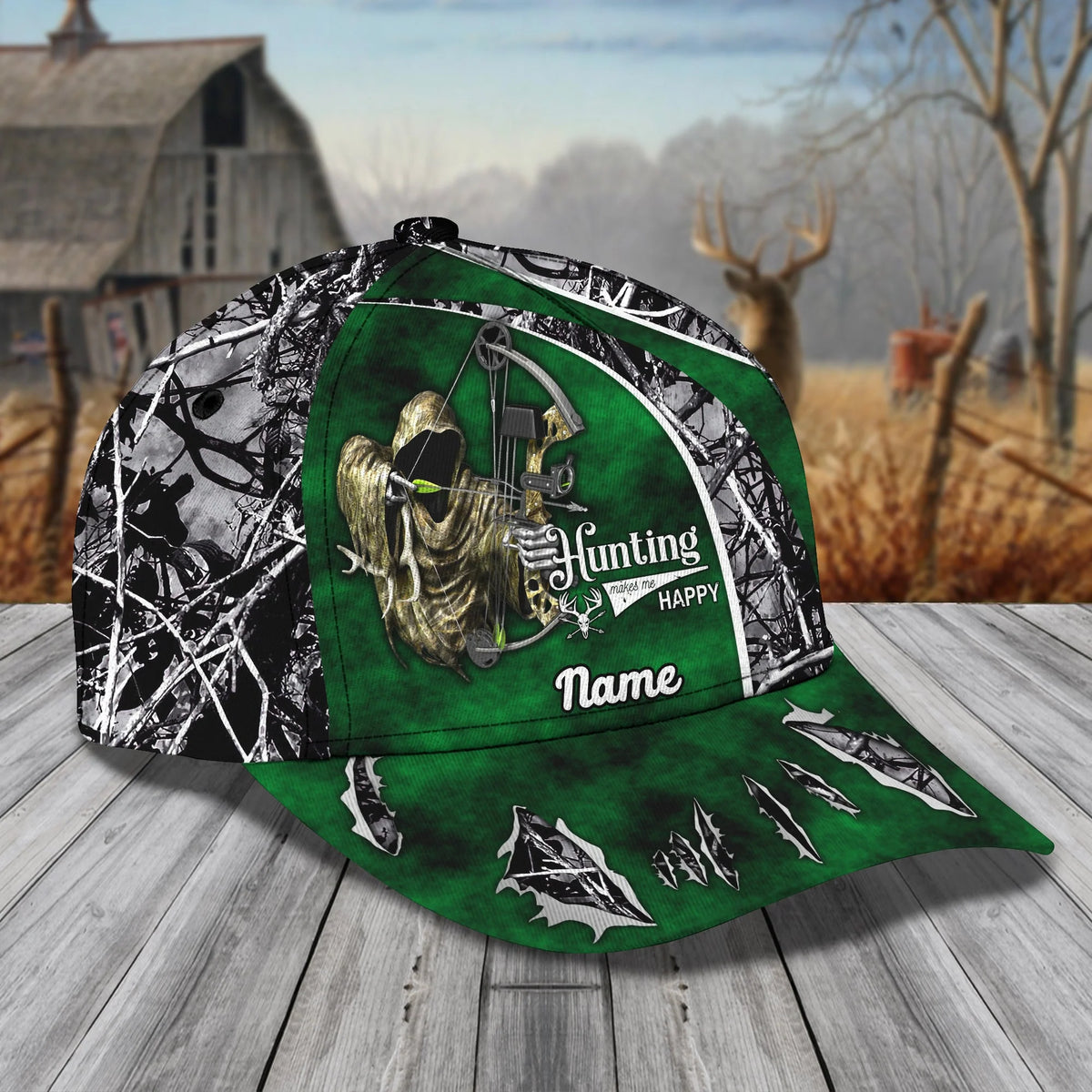 Bowhunting - Personalized Name Cap - Loop - Vhv-cap-042 HNT0191