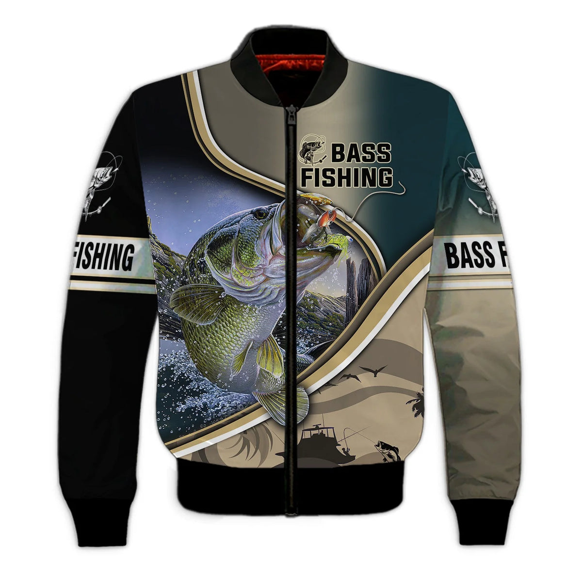 Bass Fishing Hooked 3D Hoodie Tshirt FISH0073