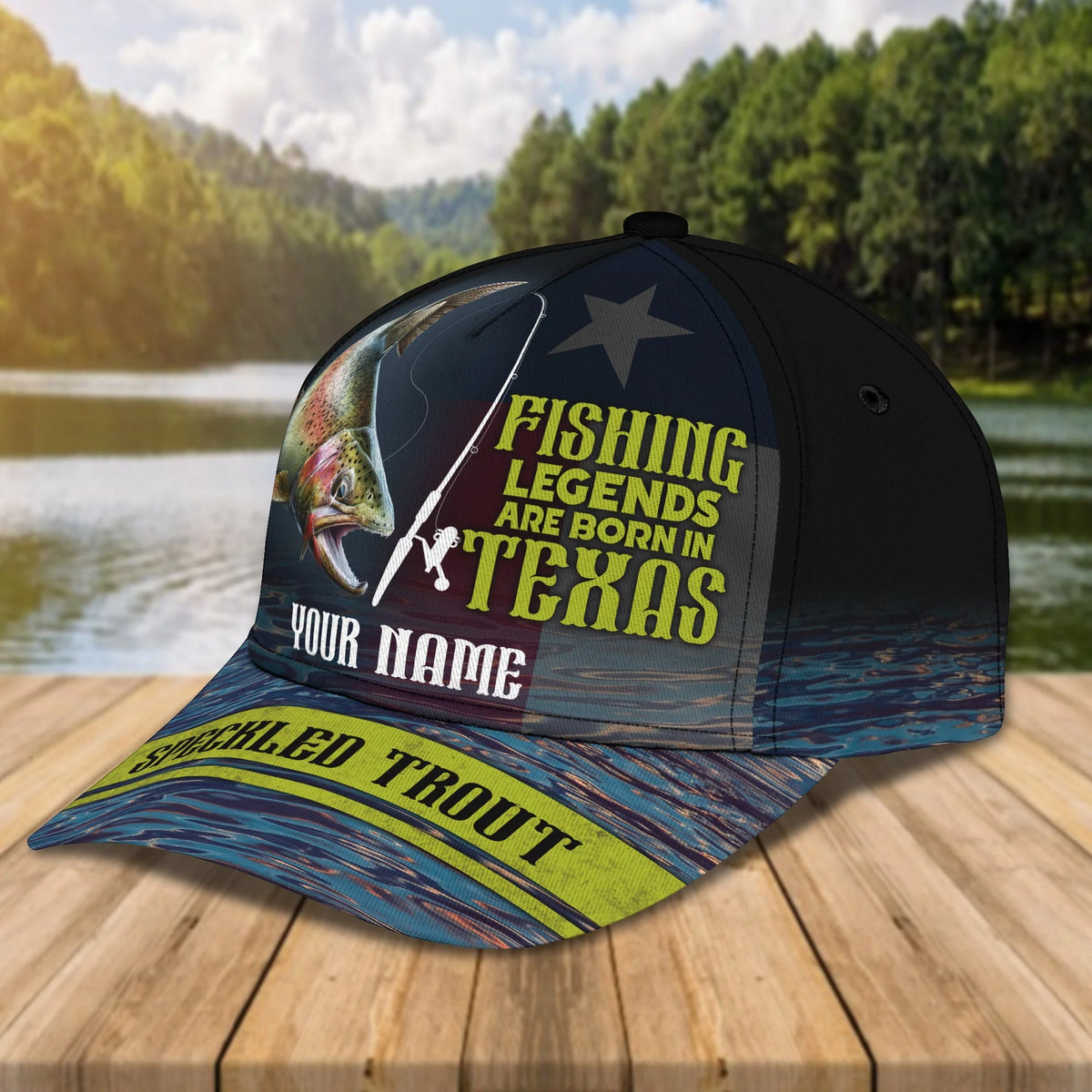 PT97 - CLASSIC CAP - Speckled Trout FISH0201