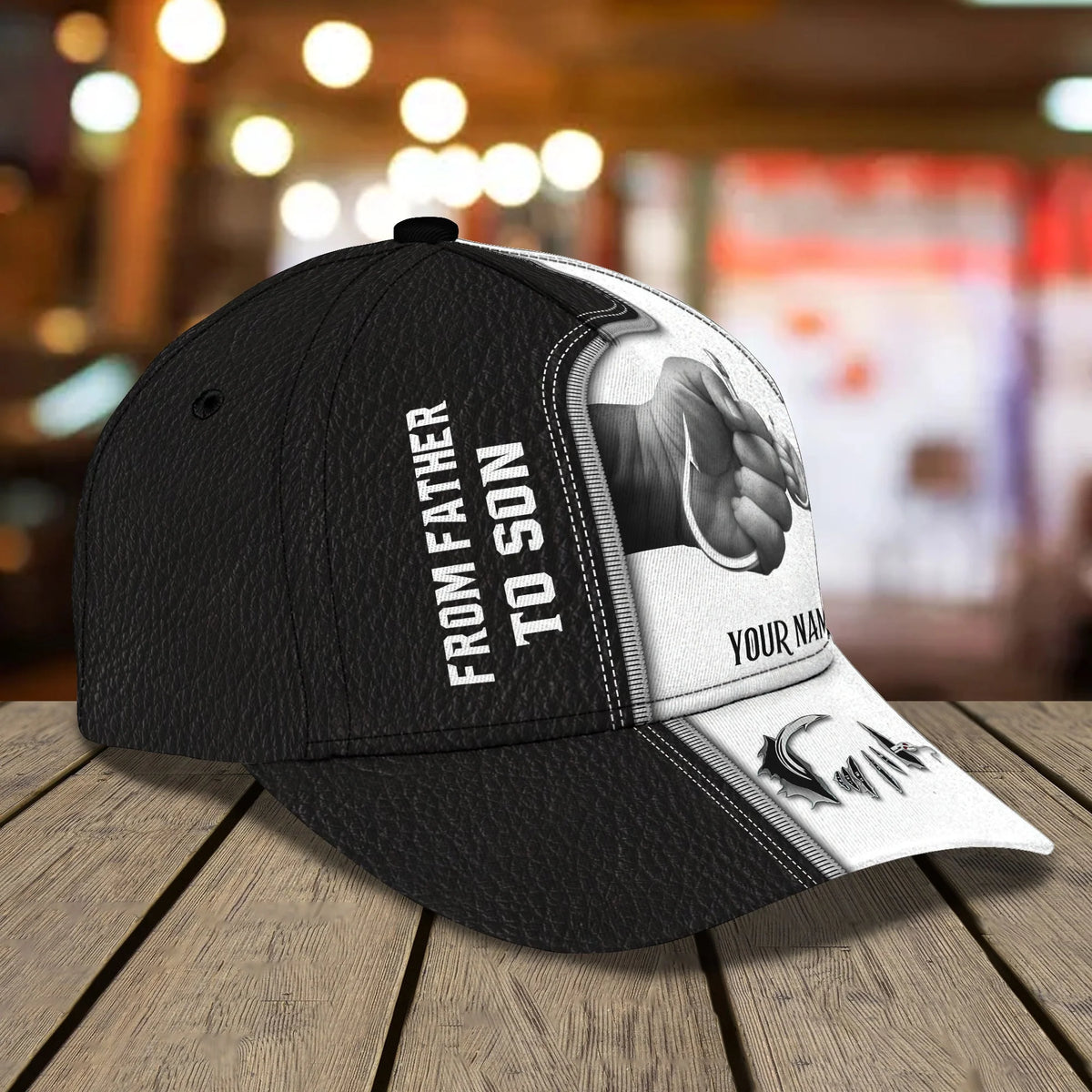 Fishing from Father to Son - Personalized Name Cap - HN95 FISH0261