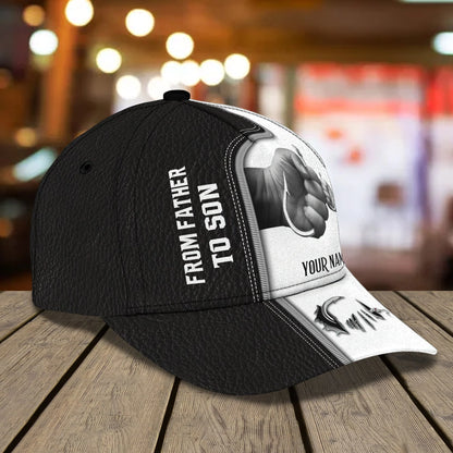 Fishing from Father to Son - Personalized Name Cap - HN95 FISH0261