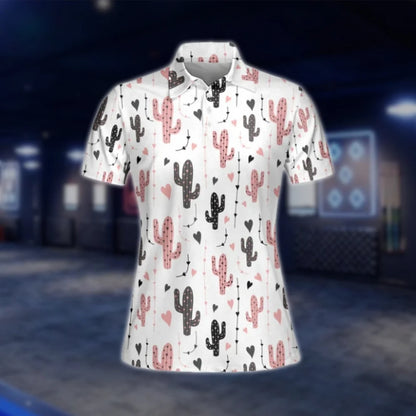 Women's Cactus Golf Polo Shirts, Cactus Golf Shirts Ladies GOF0276
