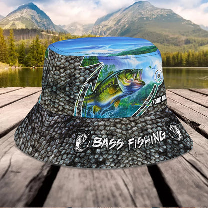 Custom Bucket Hat - Fishing1 - BY97 FISH0186