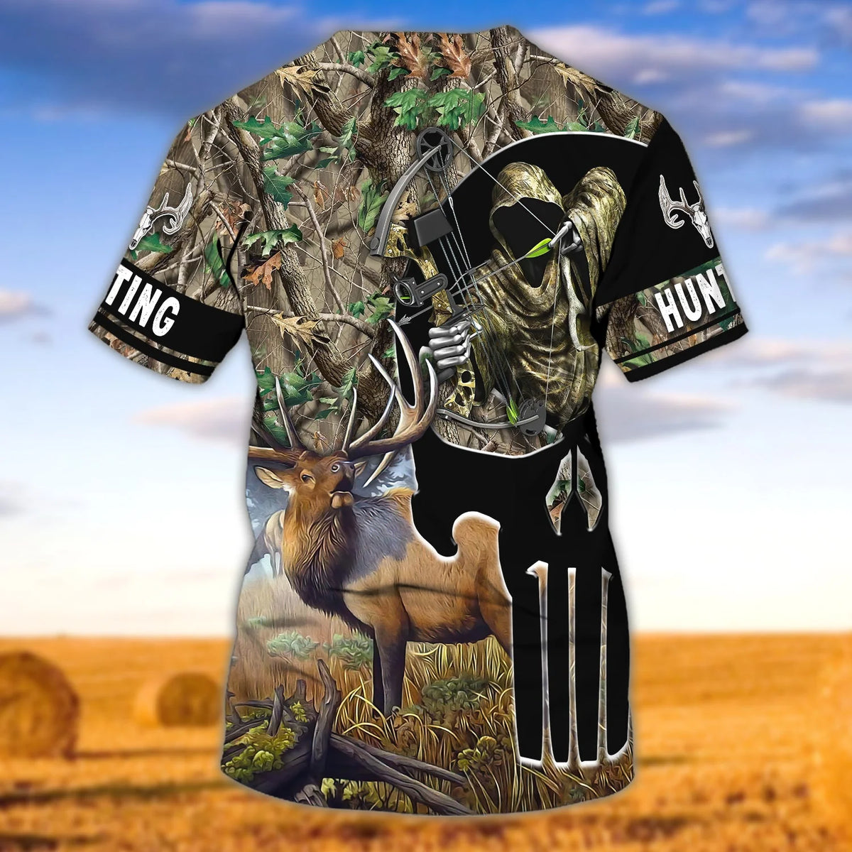 ELK Hunting 067 - Personalized Name 3D Tshirt - DAT93 HNT0299