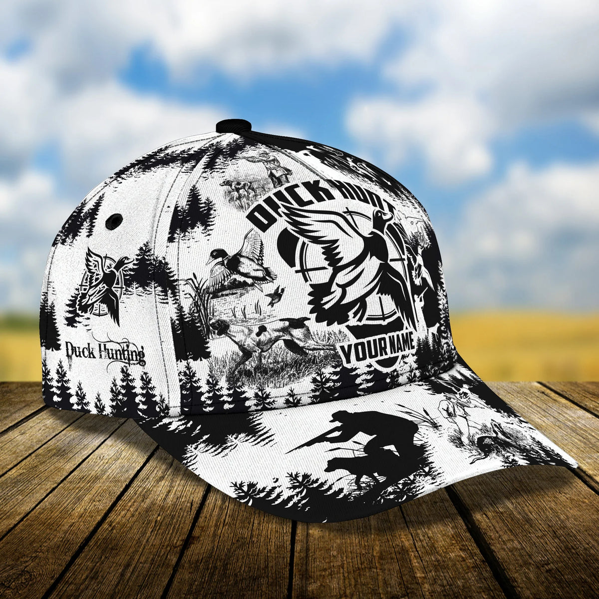 Duck Hunt - Personalized Name Cap -Loop- Hd98 89 ORN0263