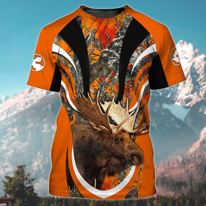 Moose Hunting - 3D Full Print Shirts - Tad 526 HNT0126