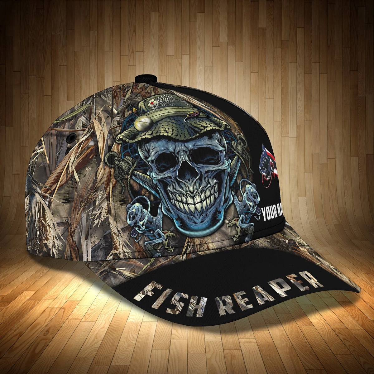Fish Reaper - Personalized Name Cap - Lta98-45 FISH0288