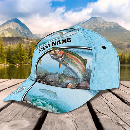 Fishing salmon - Personalized Name Cap004 - ATM2K FISH0294