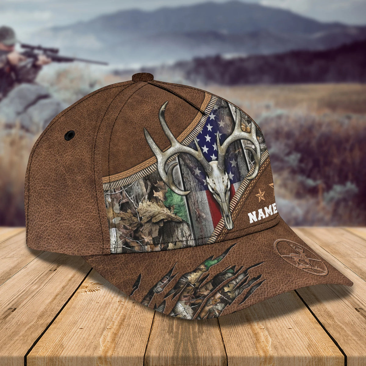 Hunting 02 - Personalized Name Cap - 16hb HNT0166