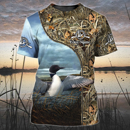 Loon 2 - Personalized Name 3D Tshirt 21 - Nvc97 HNT0211