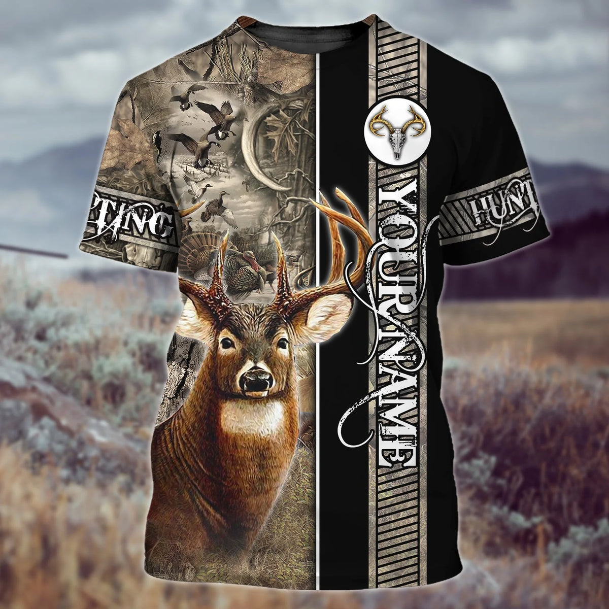 Deer Hunting - Personalized Name 3D Tshirt - Boom HNT0266