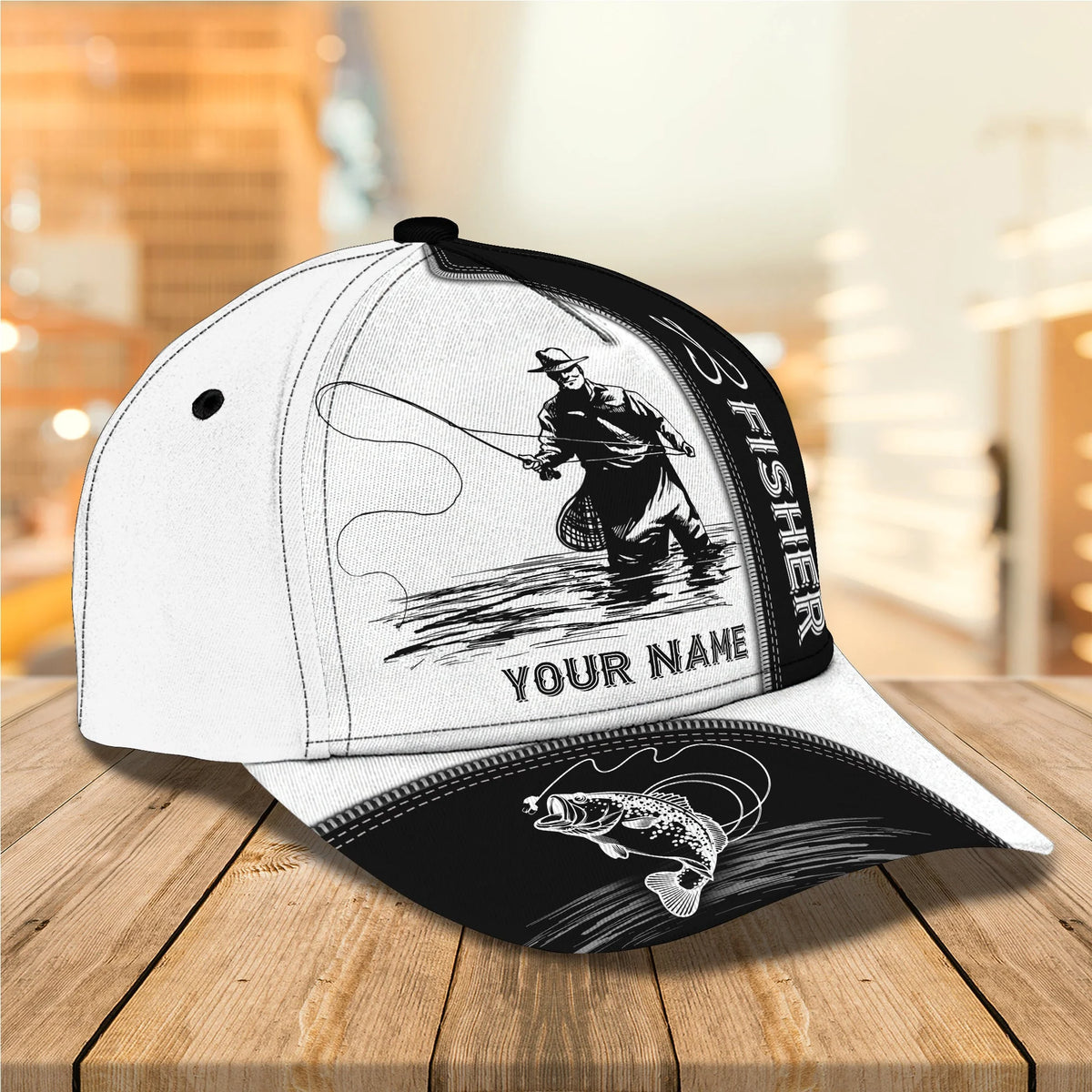 Fishing - Personalized Name Cap - Ntt68 FISH0165