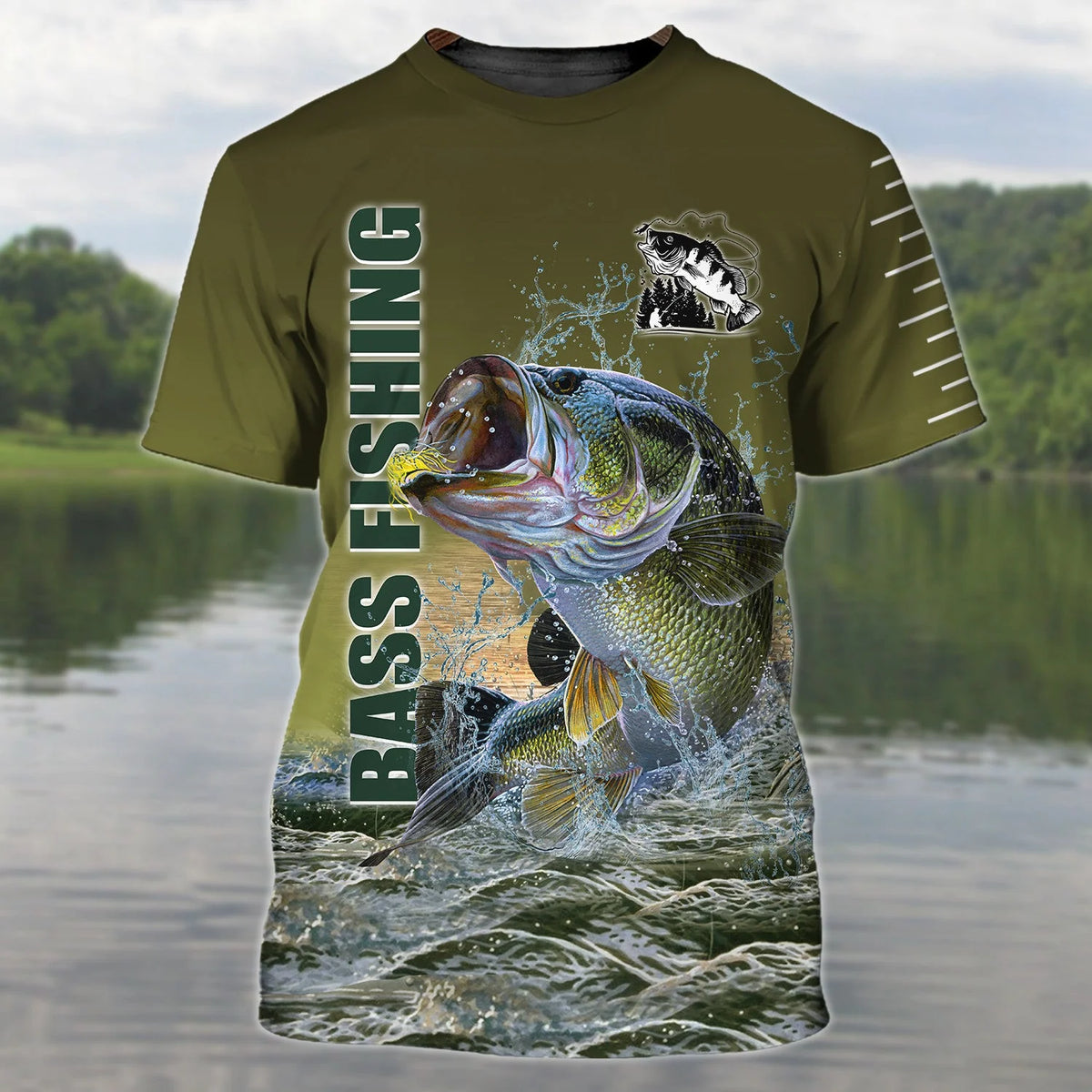 Bass Fishing 3D Full Print FISH0055