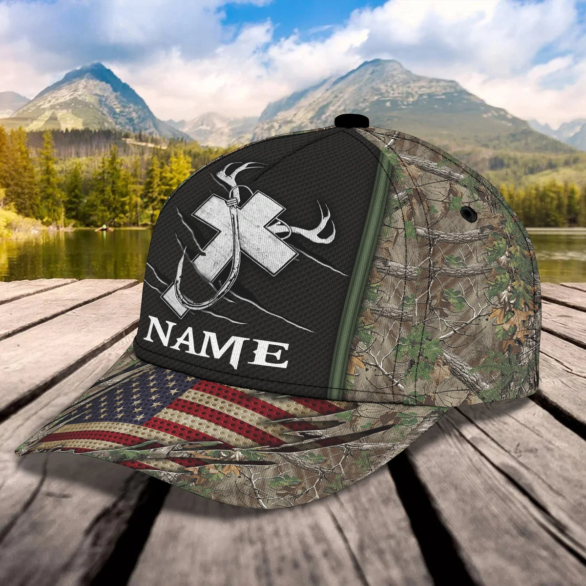 Hunting - Personalized Name Cap - DAT93-011 HNT0148