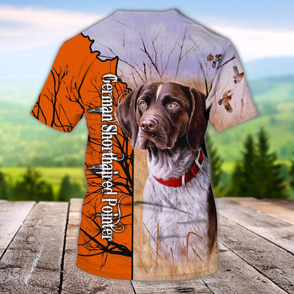 3D DOG HUNTING1 - Personalized Name 3D T Shirt - BY97 HNT0227