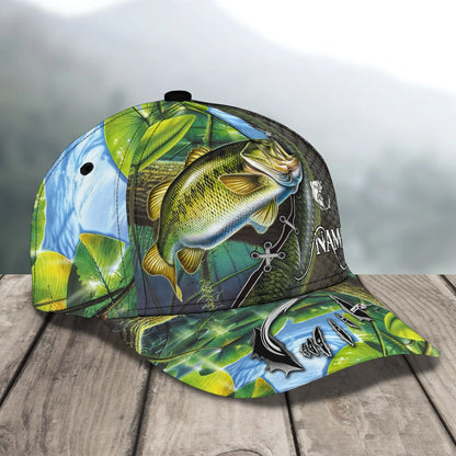 Bass Fishing 18 - Personalize Name Cap - 179 FISH0047