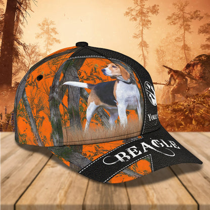 Love Beagle - Personalized Name Cap 03 HNT0251