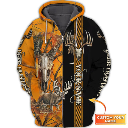Deer Hunting - Personalized Name 3D Zipper hoodie - Urt96 189 HNT0080