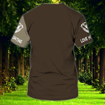 Deer Hunting - Personalized Name 3D Tshirt - TT99-607 HNT0259