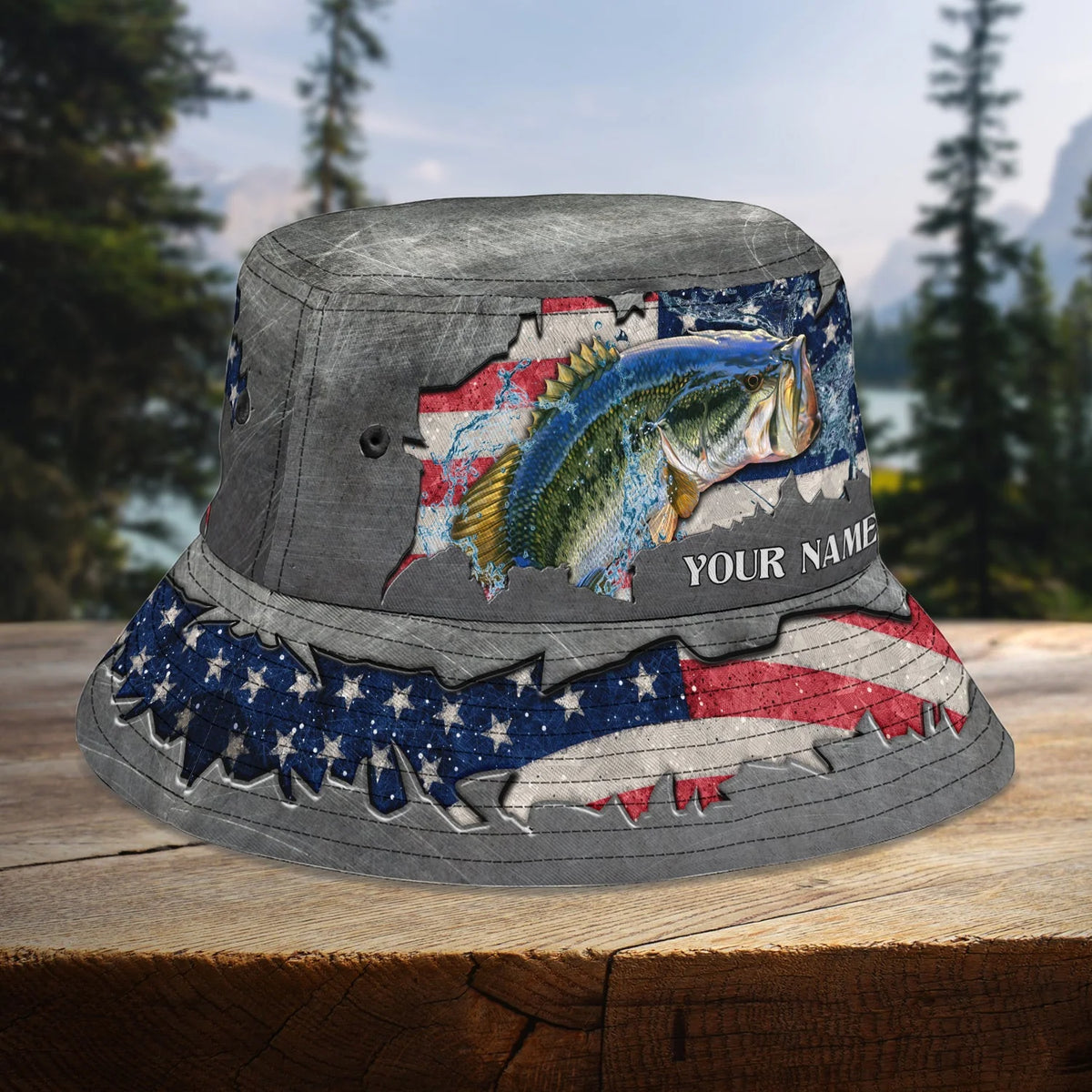 Custom Bucket Hat - Fishing2 - BY97 FISH0184
