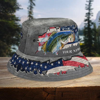 Custom Bucket Hat - Fishing2 - BY97 FISH0184