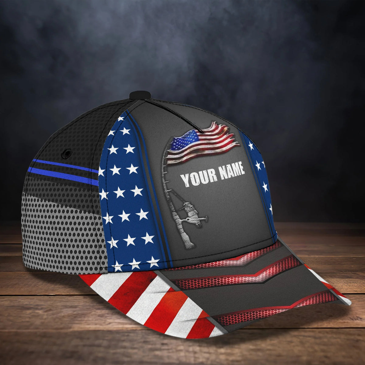 Custom Name American Fishing Classic Cap N94 FISH0142