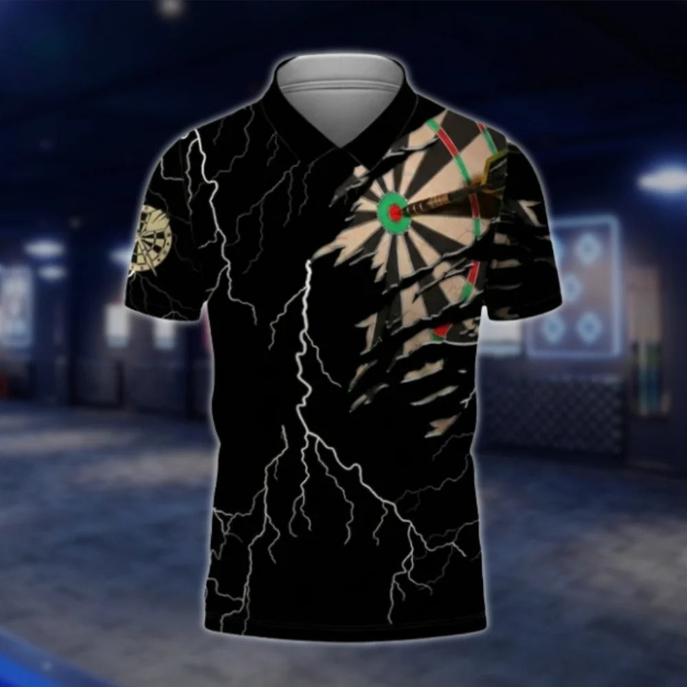 Custom Bigfoot Thunder Dart Polo Shirt For Men, Custom Bigfoot Dart Shirt With Name DAT0440