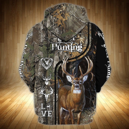 DEER HUNTING 3D FULL PRINT - CT-TAN-1 HNT0025