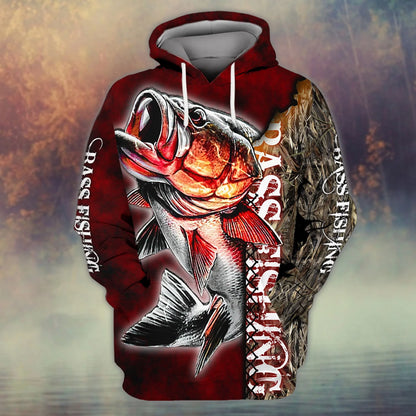 Bass Fishing 3D All Over Print | For Men & Women FISH0066