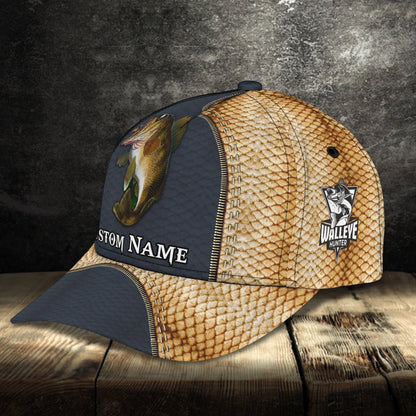 Walleye Hunter - Personalized Name Cap - Loop - Nt168 - Ct033 FISH0228