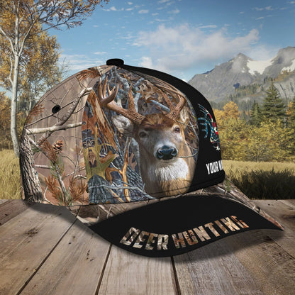 American Deer Hunting - Personalized Name Cap HNT0236