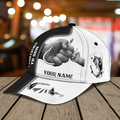 Fishing from Father to Son - Personalized Name Cap - HN95 FISH0261