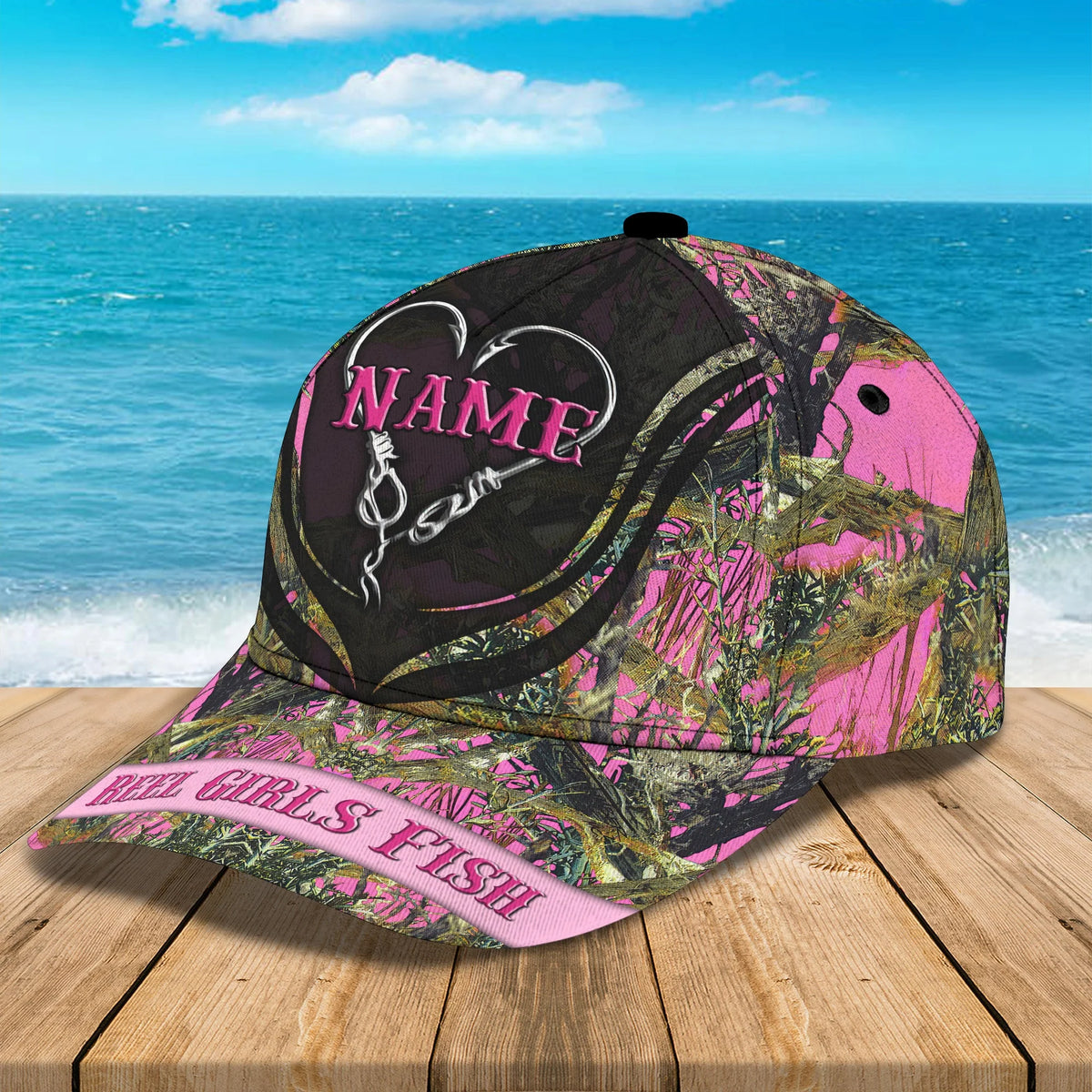 Hunting girl - Personalized Name Cap - Loop- H2k-h5 HNT0151