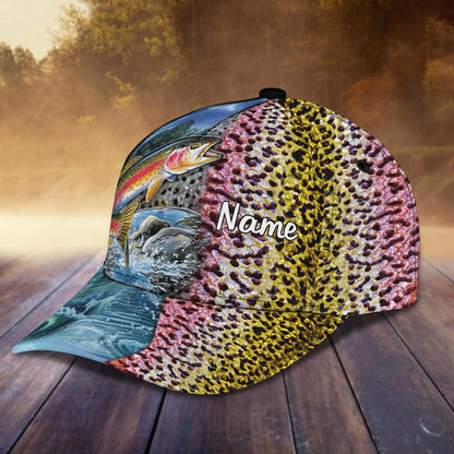 Trout Fishing 17 - Personalize Name Cap  - Loop - Ntp-178 FISH0225